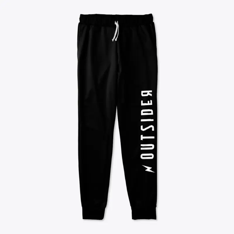 BLACK UNISEX OUTSIDER JOGGER